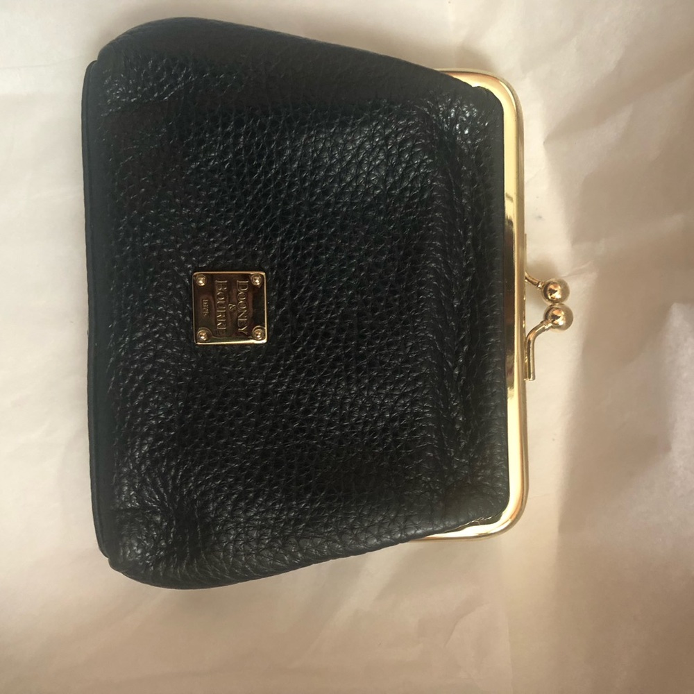 Dooney & Bourke Navy Blue Kiss Lock Wallets with Interior Card Slots